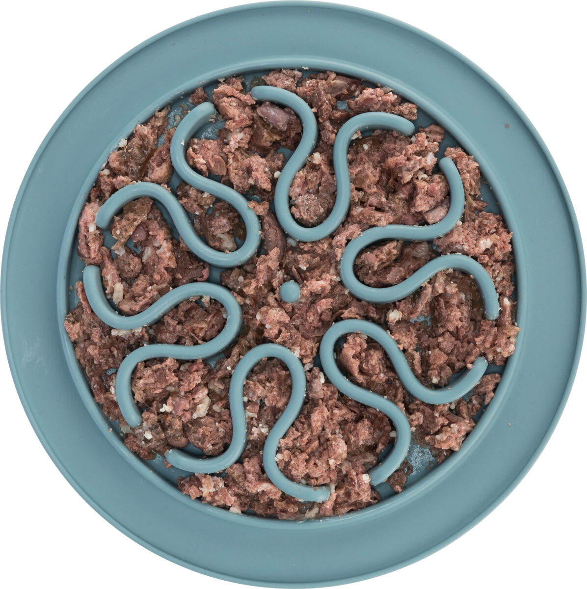 Slow Feed Fôrmatte Labyrint i Silikon Ø24cm