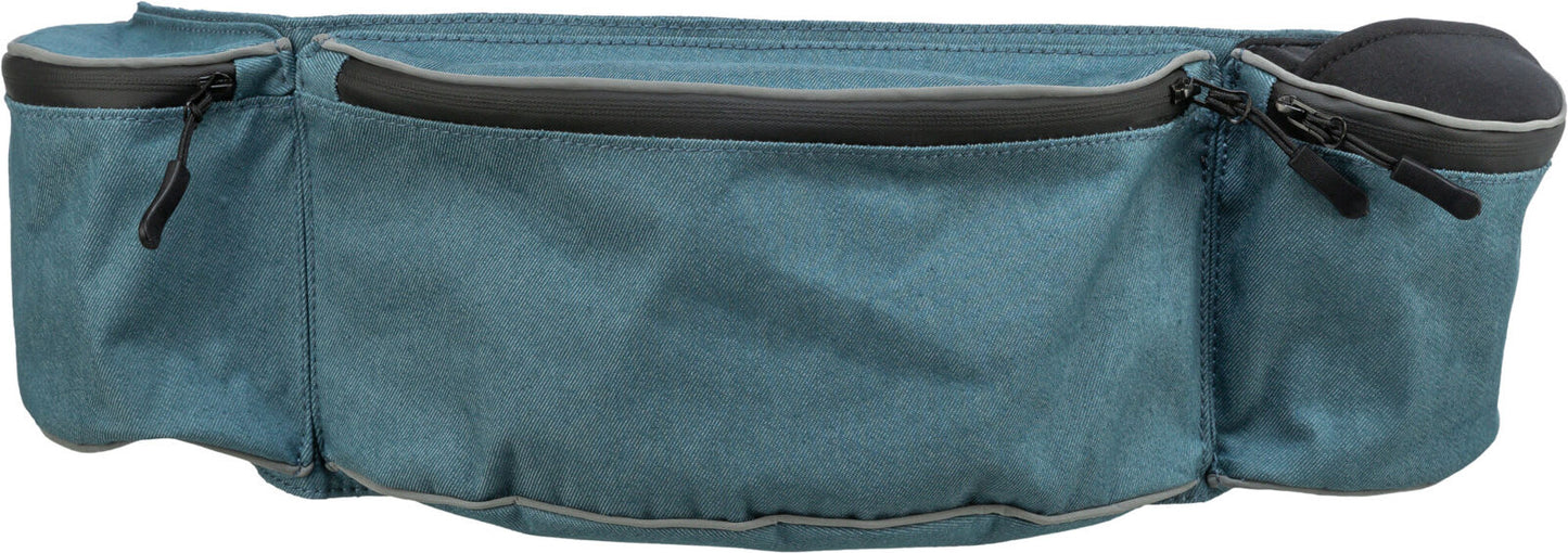 Hofteveske 32301 Hip Bag Baggy Belt 62-125cm Grå/Blå