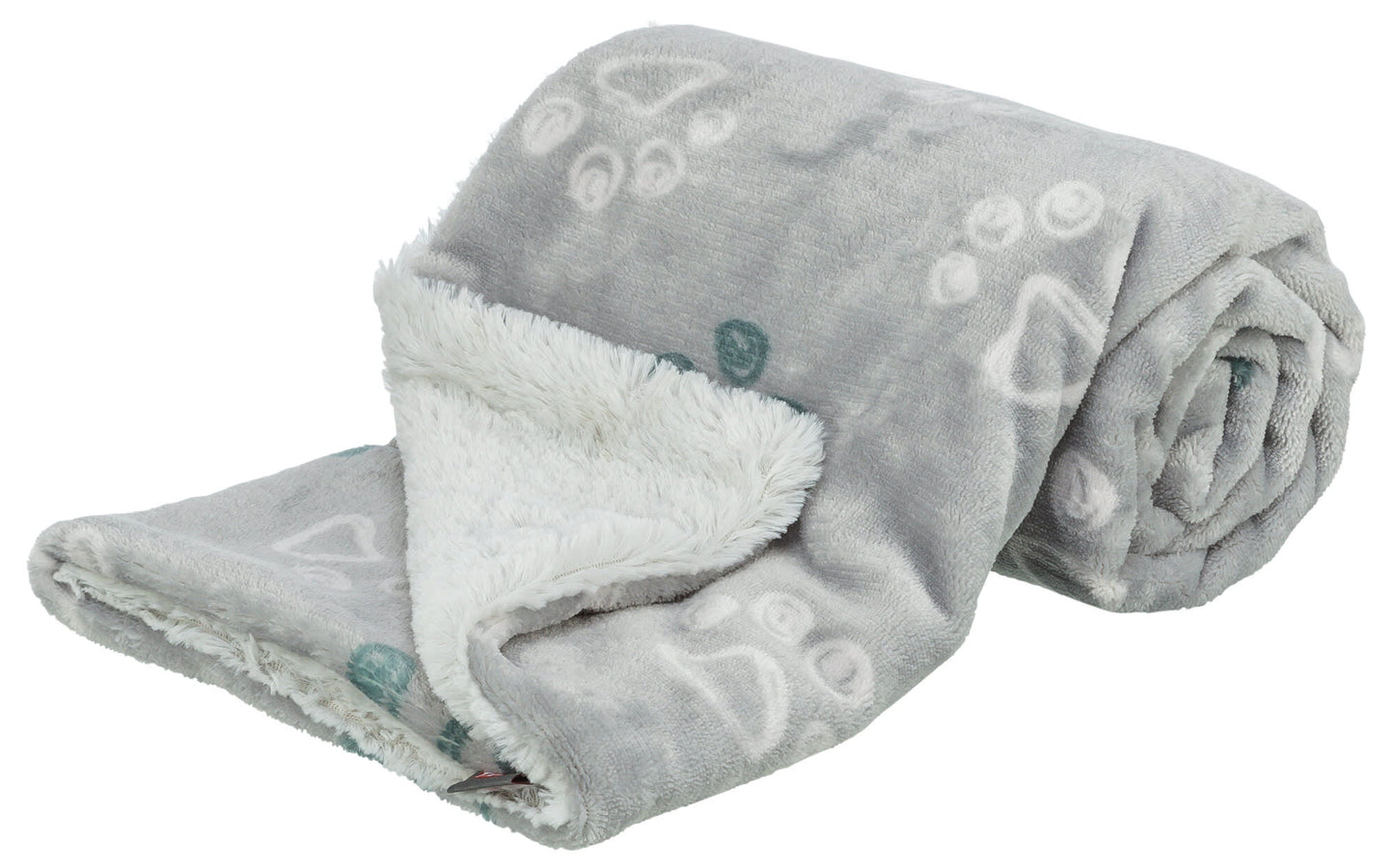 Hunde/Katteteppe 37615 Jimmy Softplysj 150x100cm Lysegrå