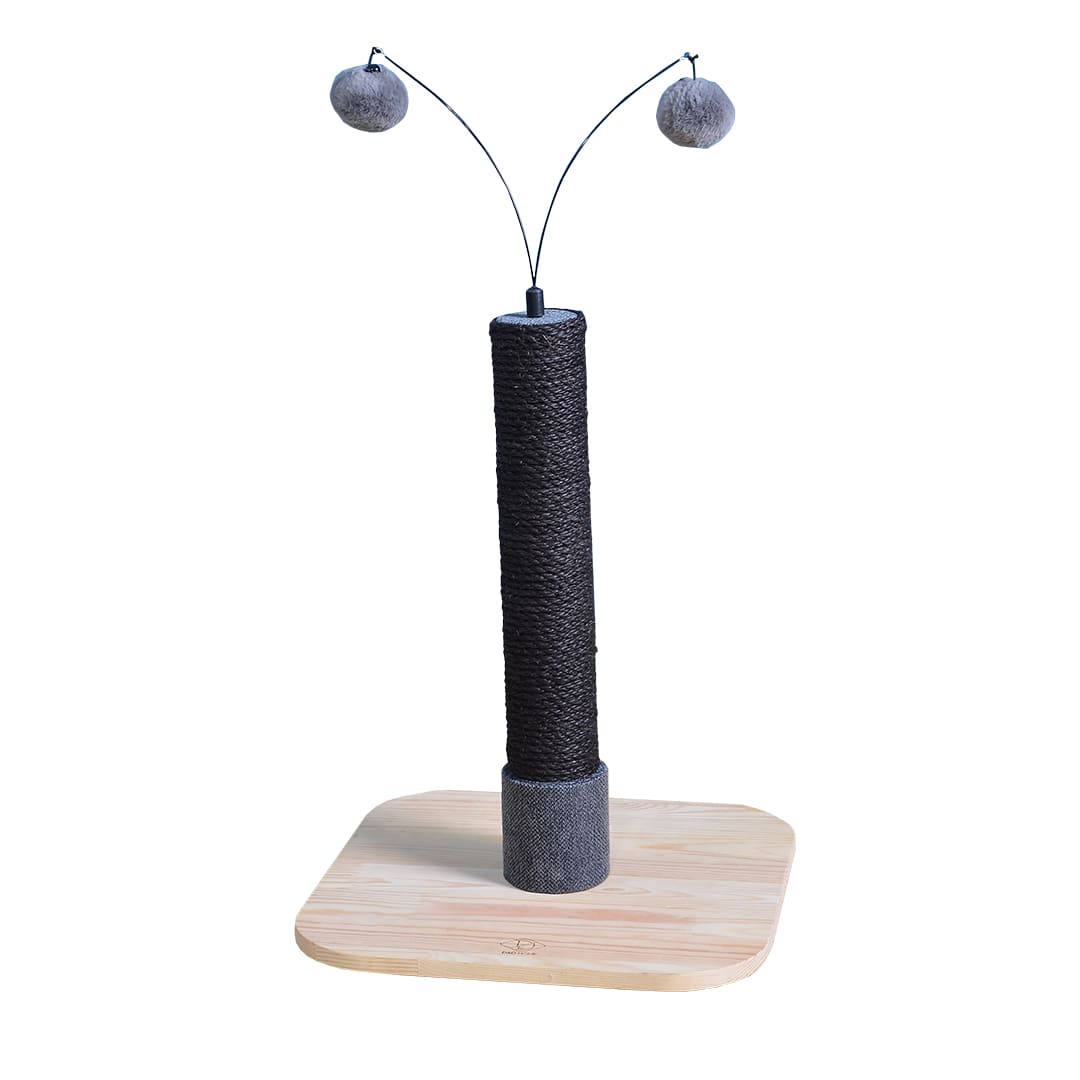 Klorestokk 431-466834 Pipa M/2baller Sort/Grå 38x38x49cm