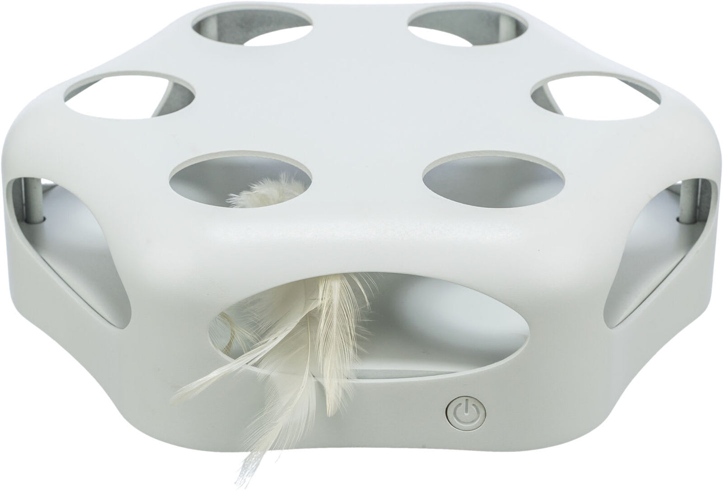 Katteleke 46007 Turning Feather Ø22cm Plastikk Lysegrå