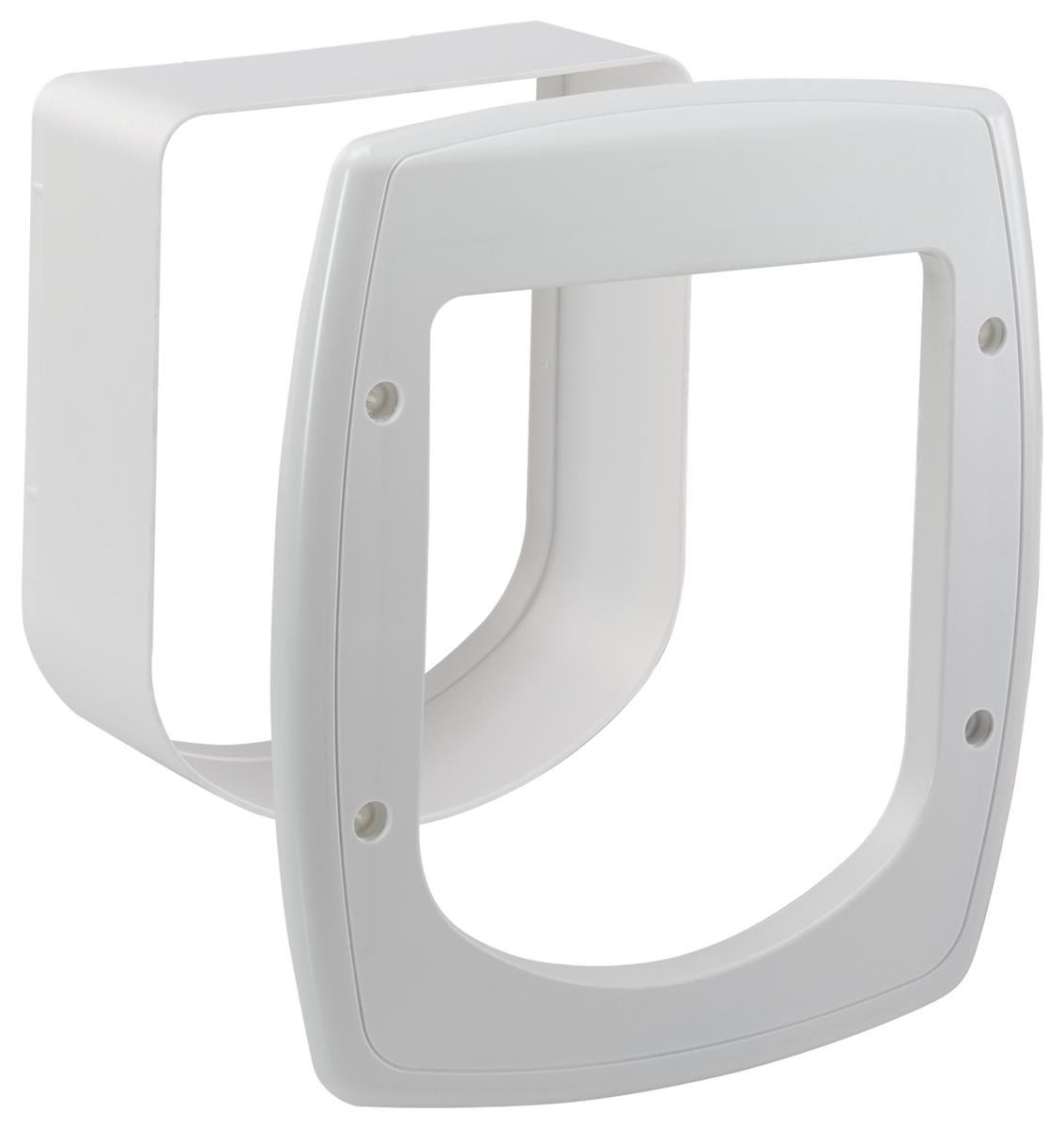 Kattedør Tunnel Til Swing Microchip Hvit