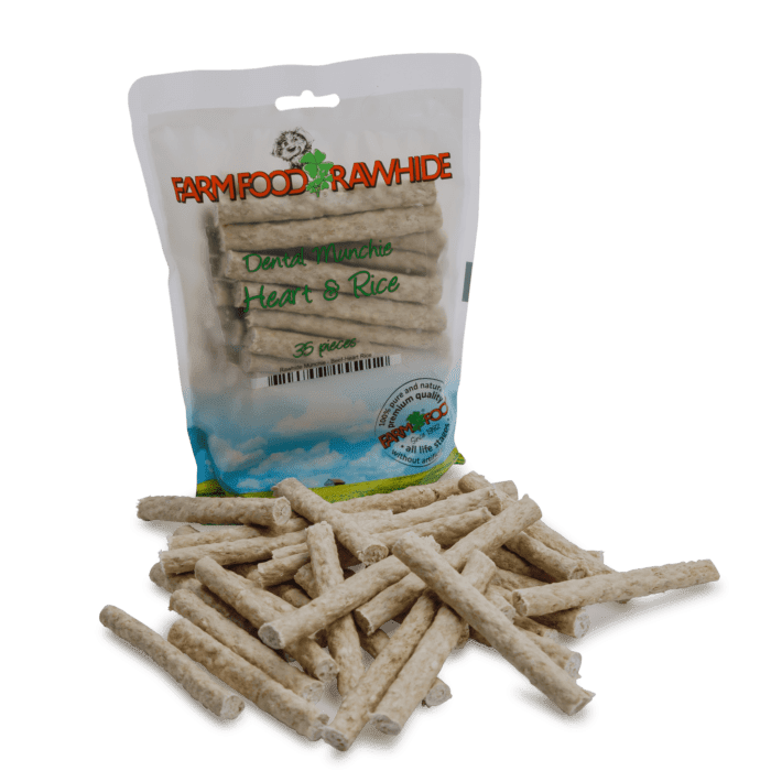 Farm Food Rawhide Munchie Heart & Rice 35stk
