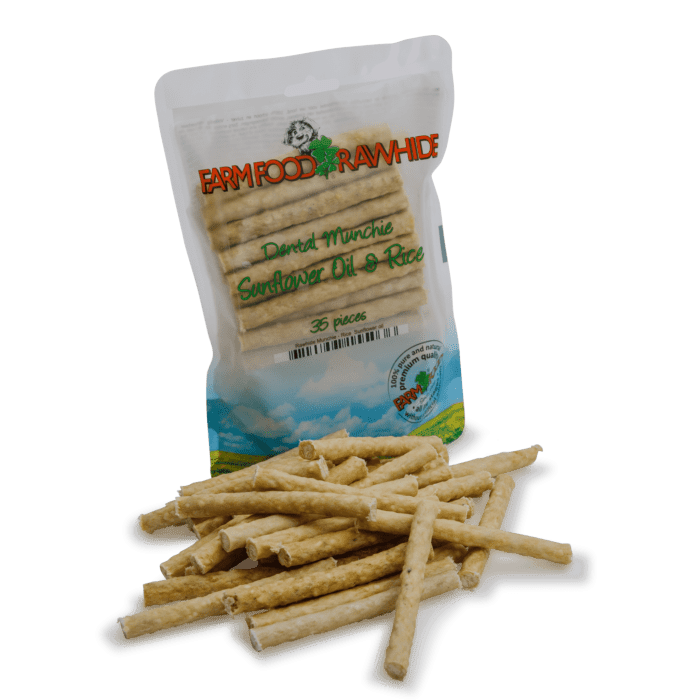 Farm Food Rawhide Munchie Sunflower Oil & Rice 35stk