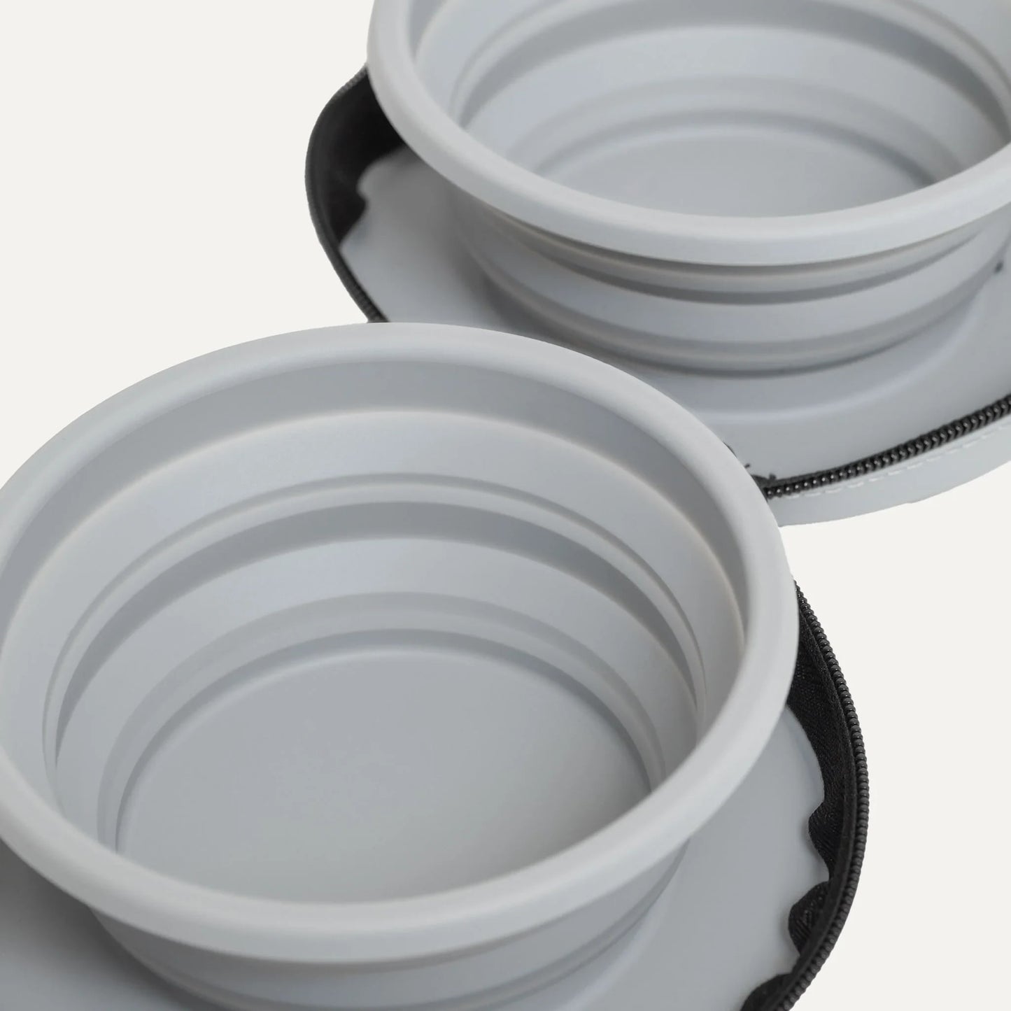 Hundeskål Sammenleggbar Dobbel 2x830ml