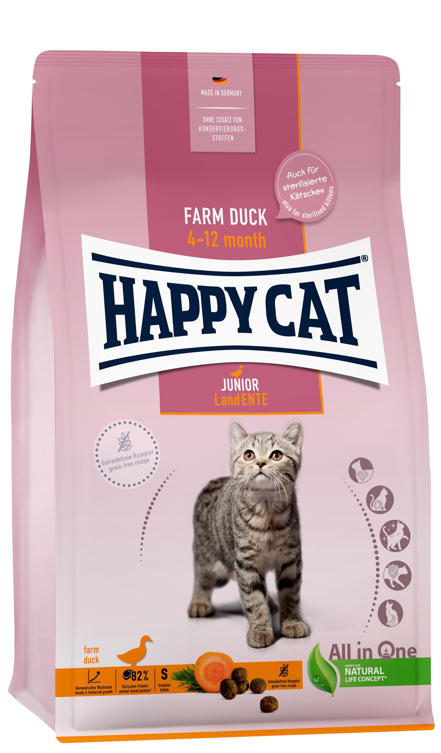 Happy Cat Junior And 4kg (Fra 4 mnd)