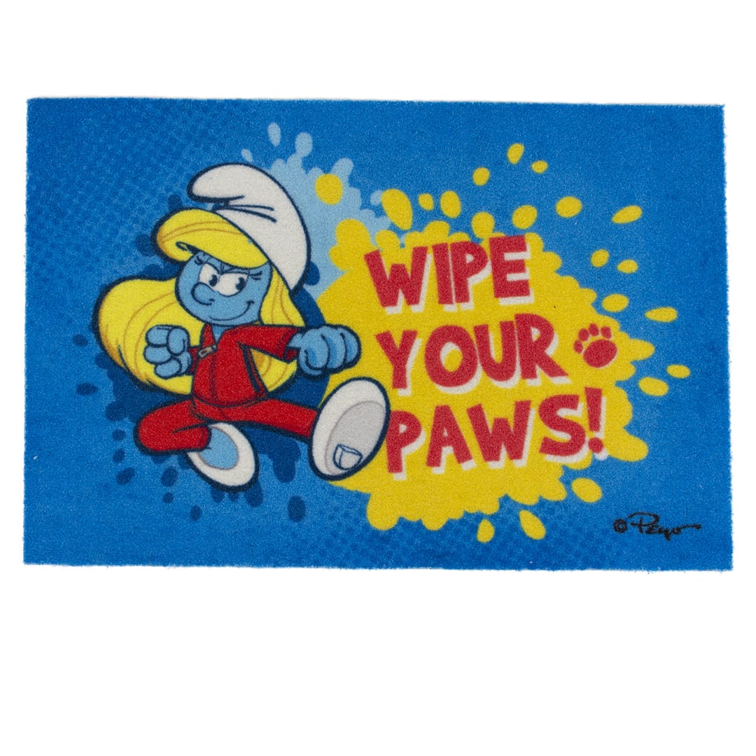 Dørmatte Smurfette Hvit/Blå 60x40cm