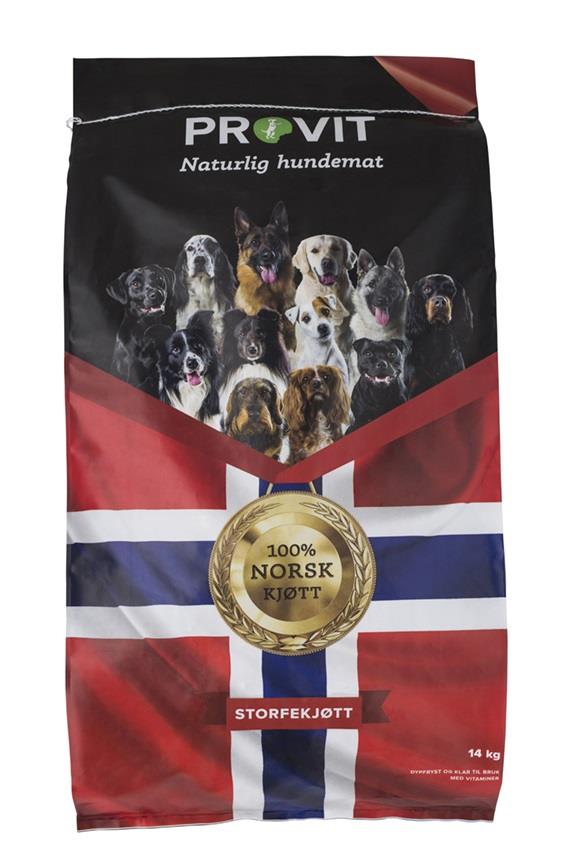 PROVIT Frossent Storfekjøtt m/vitamin 14 kg