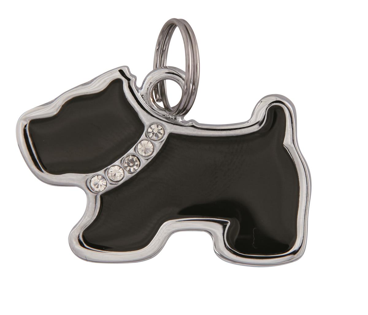 Anheng 22761 Fancy ID Hund M/Diamanter 3,5x2,5cm