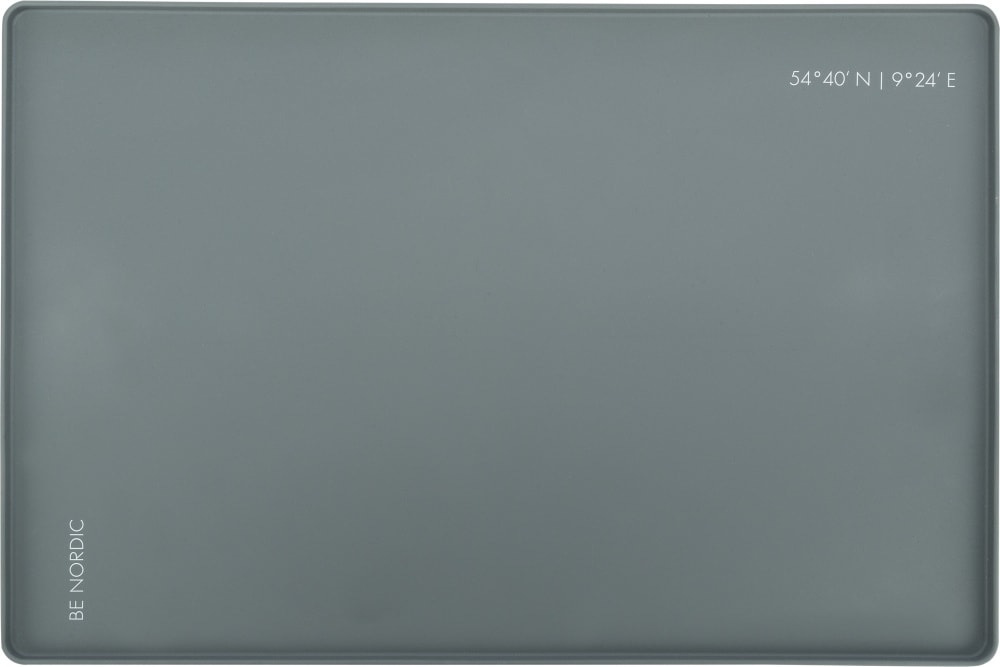 Matunderlag BE NORDIC Hund/Katt Silikon 60x40cm Grå