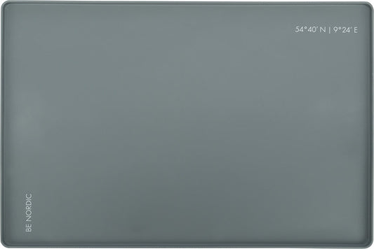 Matunderlag BE NORDIC Hund/Katt Silikon 60x40cm Grå