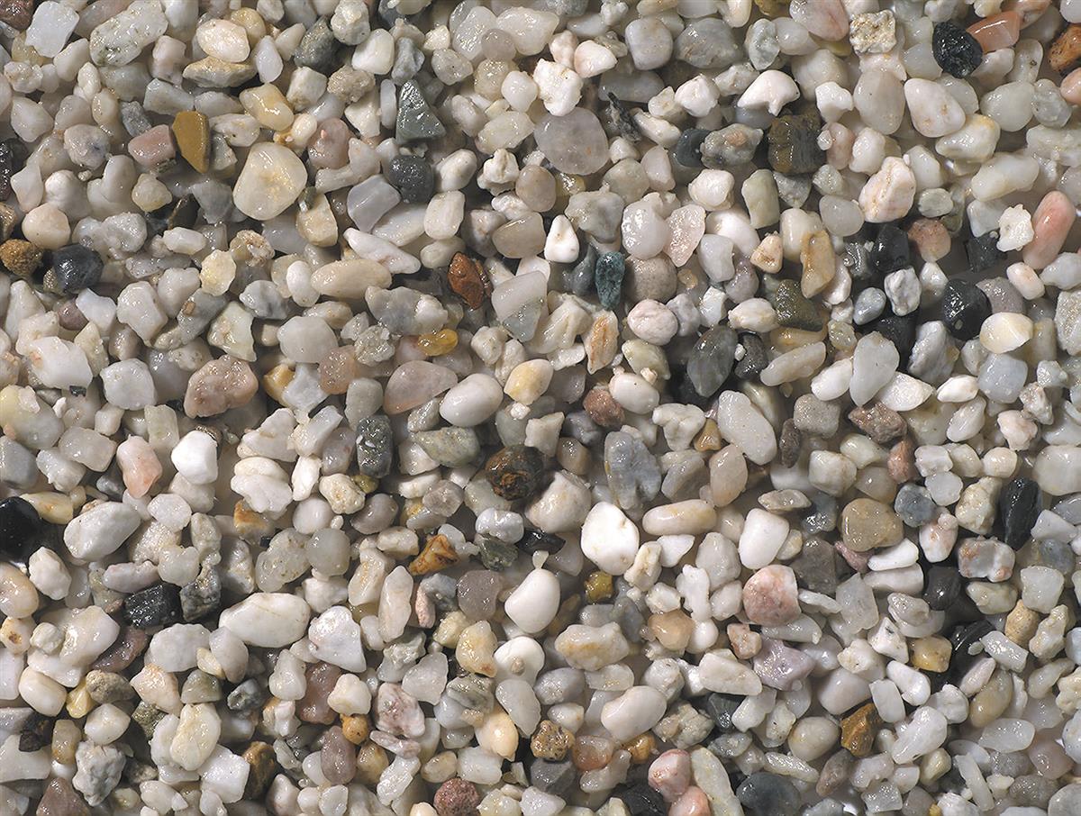 Akv. Grus Lys Grå Grov 3-6mm 10kg