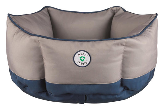 Hundeseng Insect Shield 28618 Ø50cm Taupe/Mørkeblå