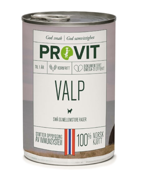 PROVIT Gobiten Boksemat Valp Små/Mellomstore Raser M/Storfe, Svin og Kylling 400g 12stk (Pk Pris)