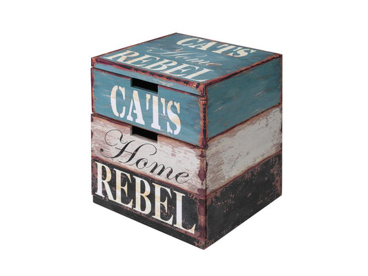 Kattehule/Boks 434-425992 i Tre Rebel L 40x40x50cm