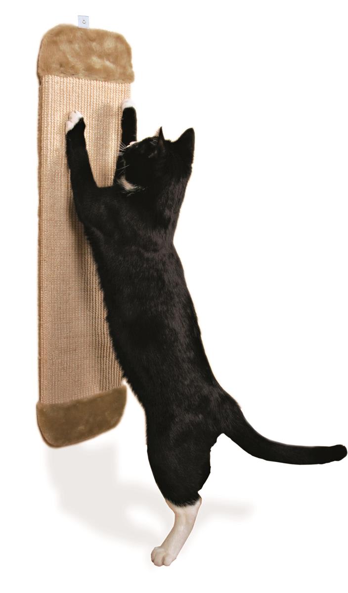 Klorebrett 4342 Bred Jumbo Sisal M/Plysj Beige 78x18cm