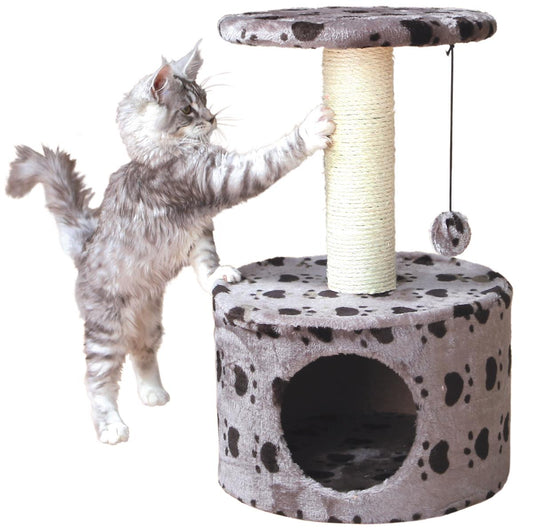 Kattemøbel 43705 Ametyst Toledo Rund M/Poter 61cm Grå