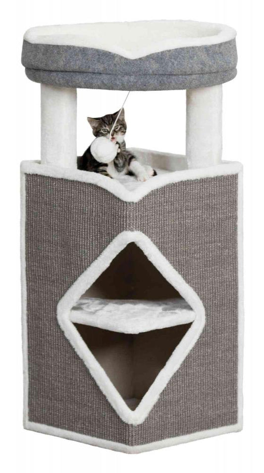 Kattemøbel 44427 Cat Tower Arma 98cm Grå/Hvit