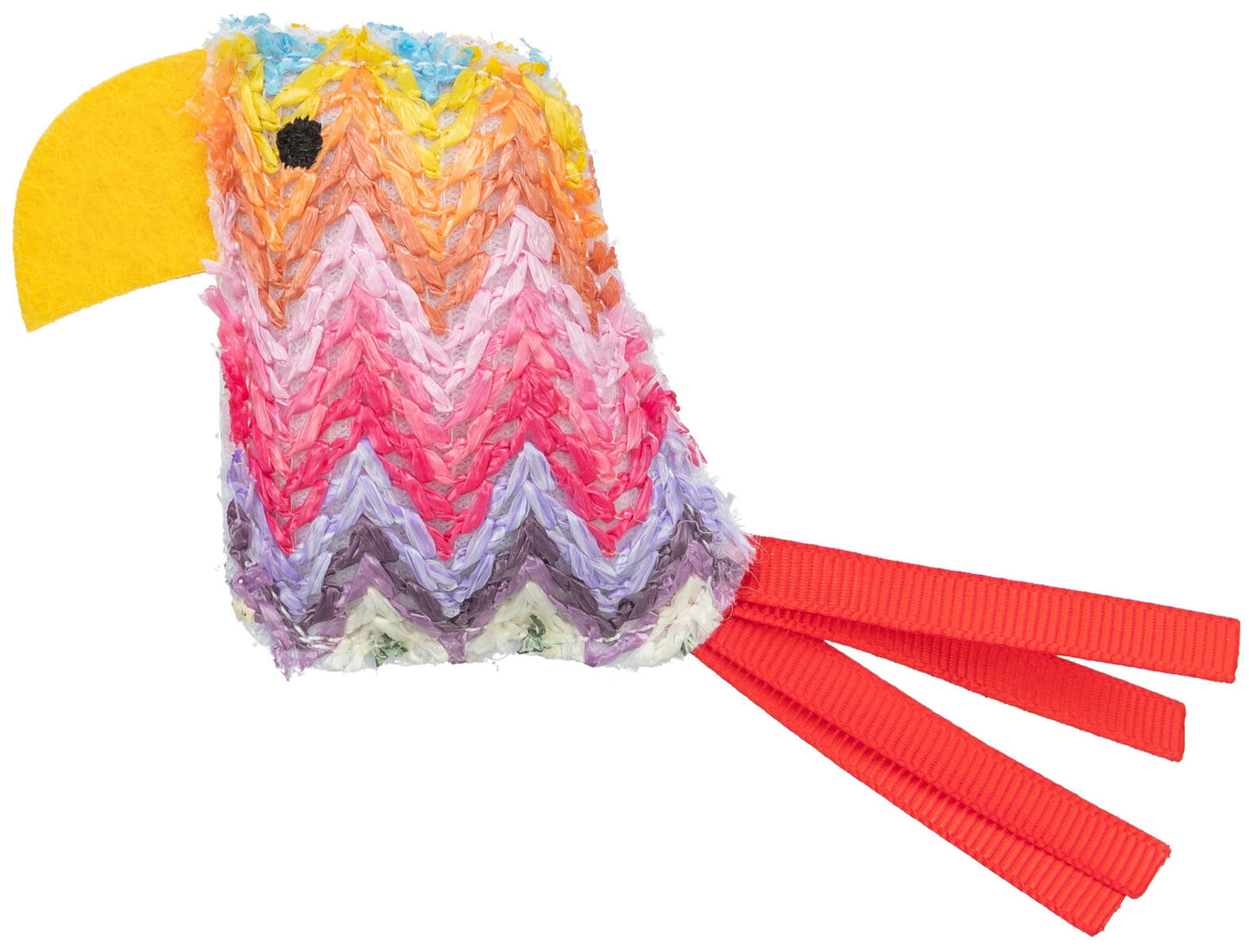 Katteleke 45472 Papegøye i Polyester M/Catnip 12cm