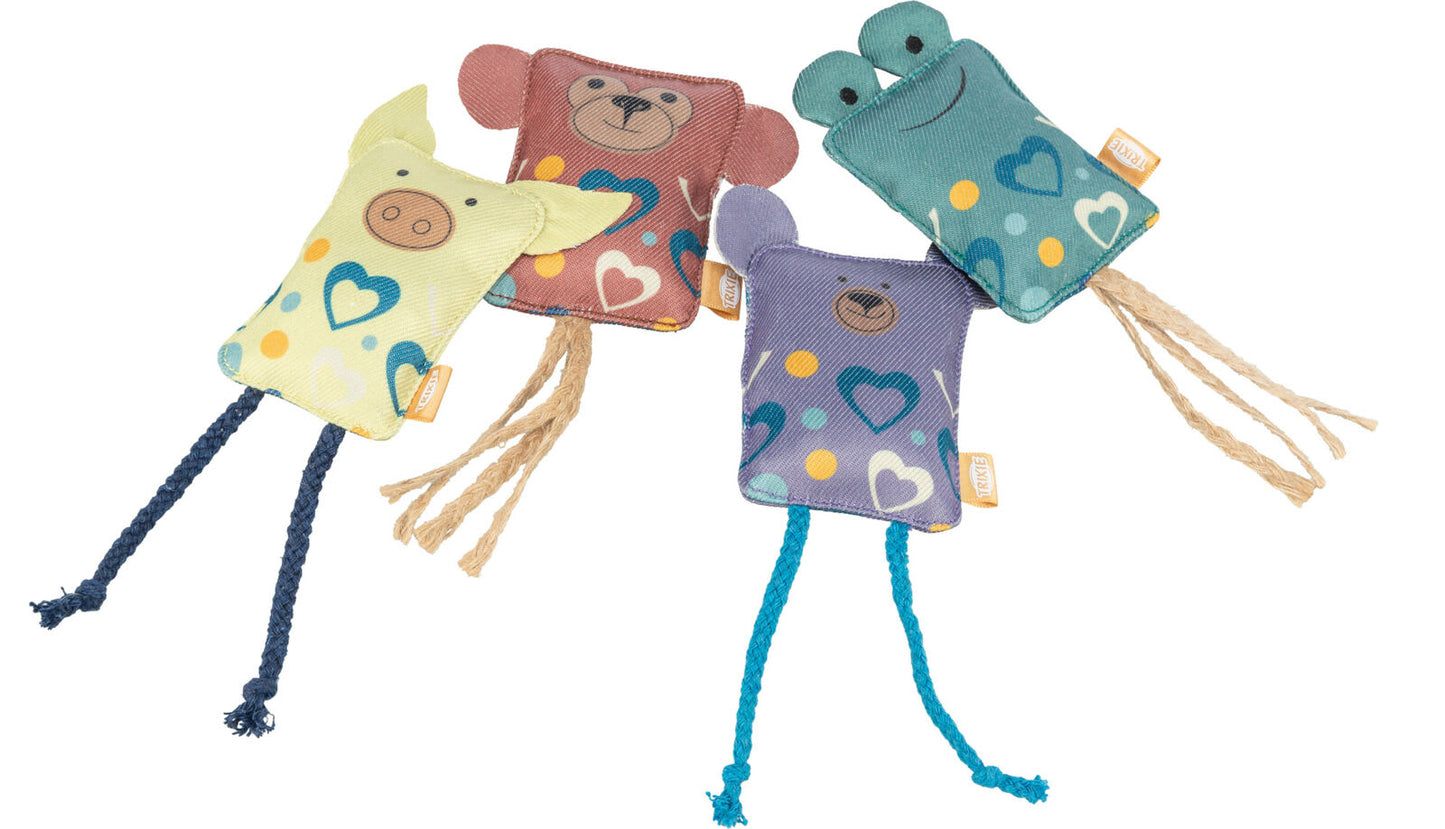 Katteleke 45680 Lekepute i Stoff M/Raslefolie 10cm