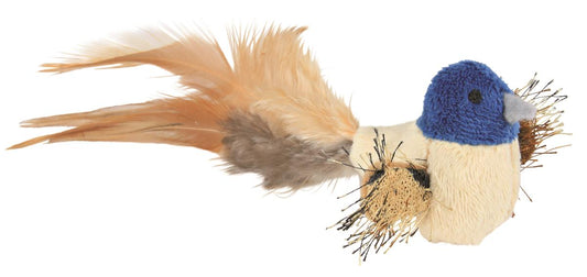 Katteleke 45765 Fugl M/Fjær og Catnip 8cm