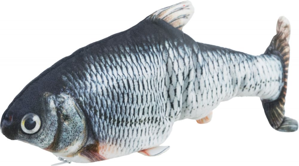 Katteleke 45795 Sprelle-Fisk Oppladbar (USB) M/Bjelle 30cm