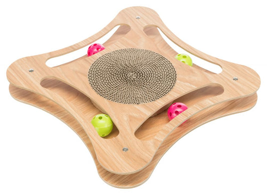 Katteleke 48021 Scratch & Catch MDF/Klorematte i Papp 35x35x4cm