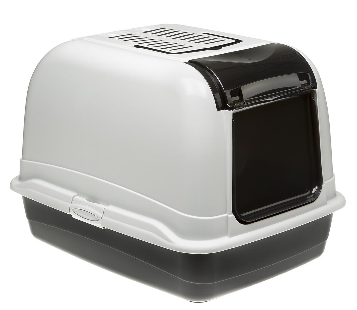Kattebakke Maxi Bella Cabrio M/Tak,Dør Og Filter Mix 65,5x50x47cm