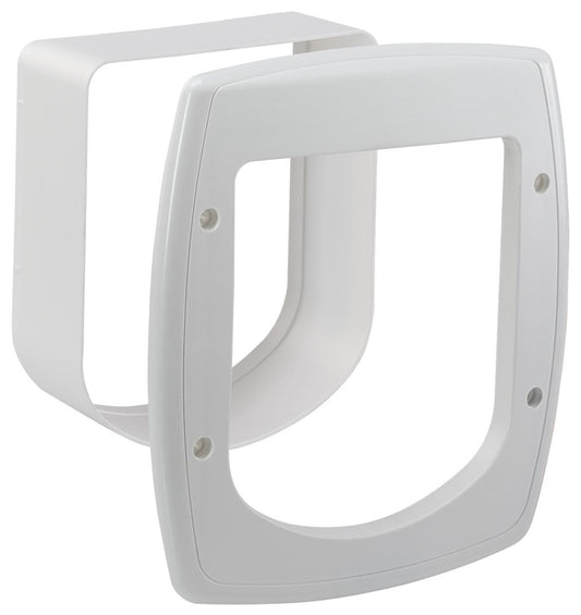 Kattedør Tunnel Til Swing Microchip Hvit