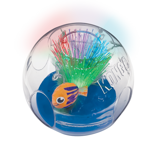 Katteleke KONG Bat-A-Bout Glow Aquarium