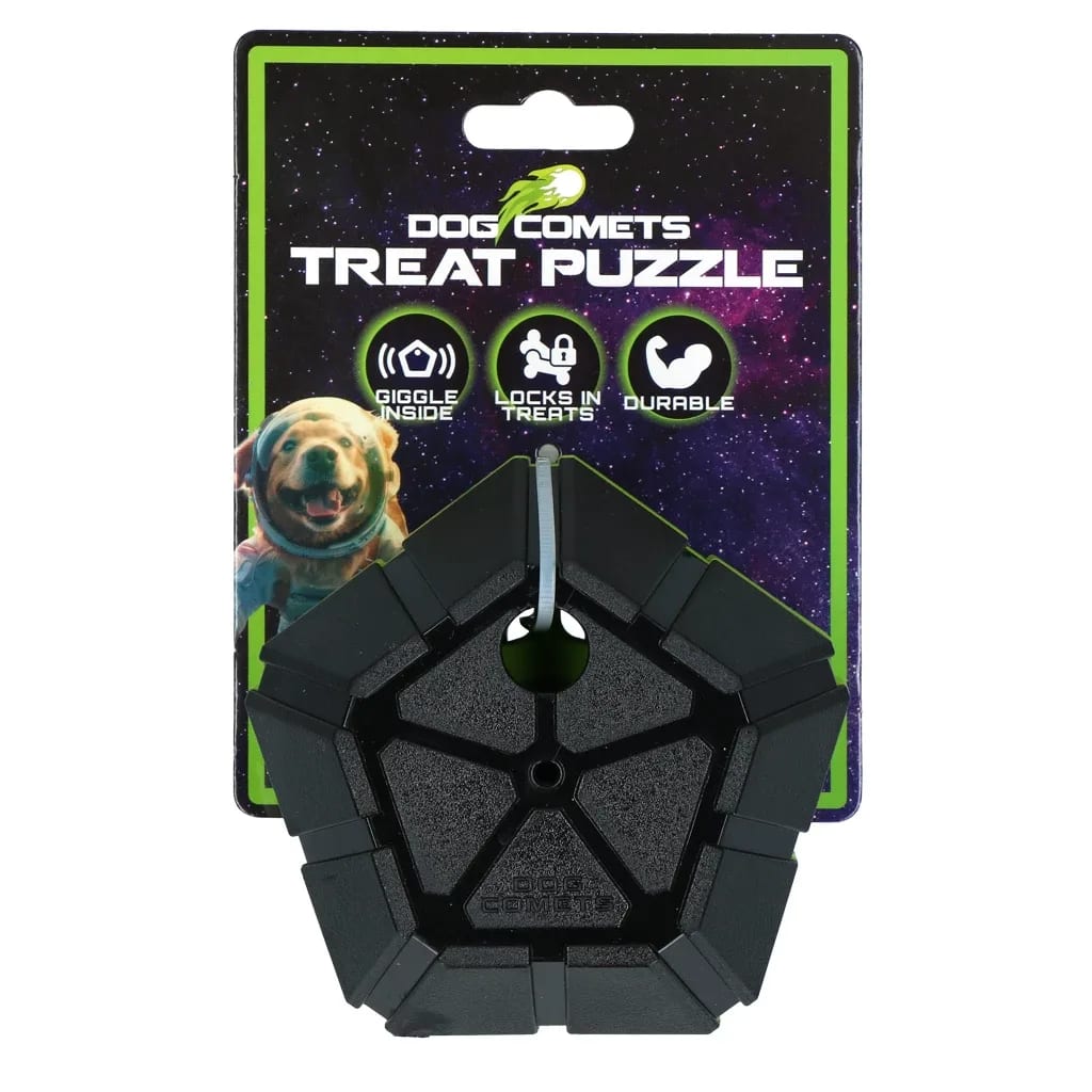 Dog Comets Treat Puzzle Green