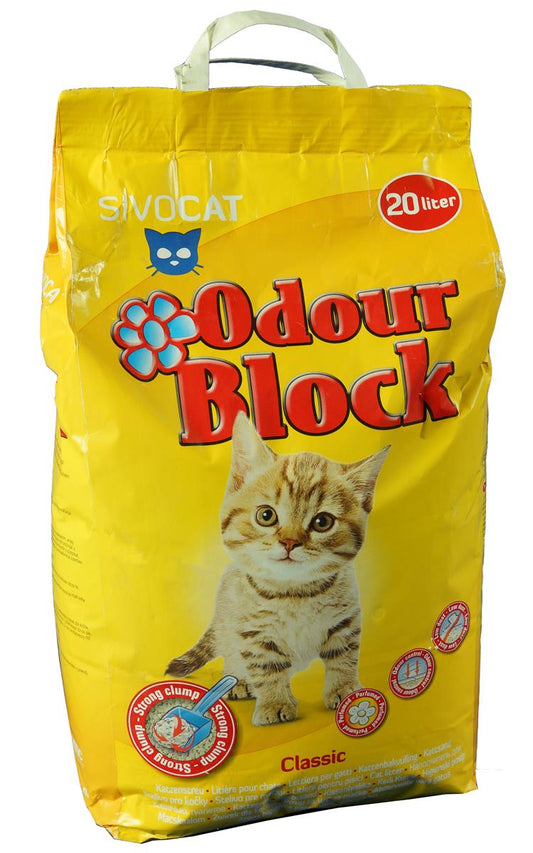 Kattesand Sivocat Odour Block 20l/19kg (Klumpesand)