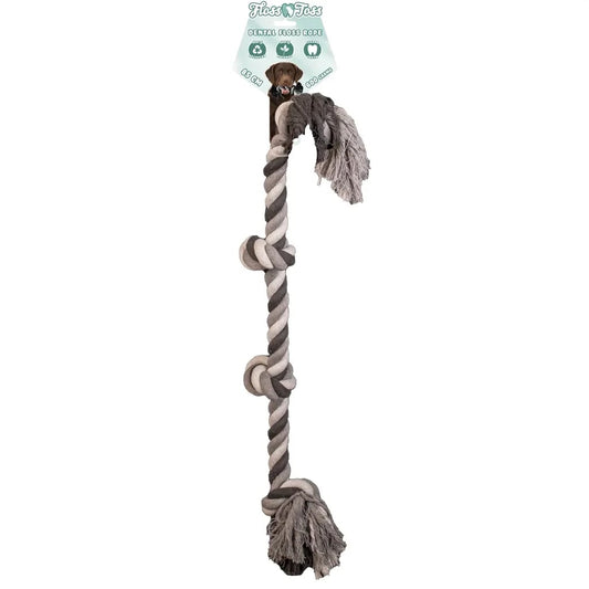 Floss Toss Dental Rope 4 Knot - 85 cm
