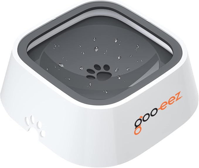 Zero Splash Square Water Bowl Hvit/Grå