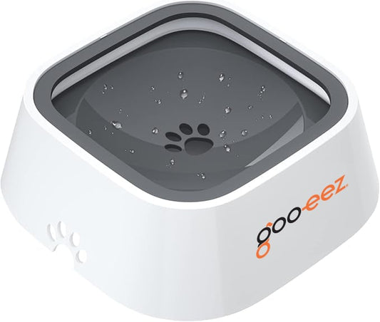 Zero Splash Square Water Bowl Hvit/Grå