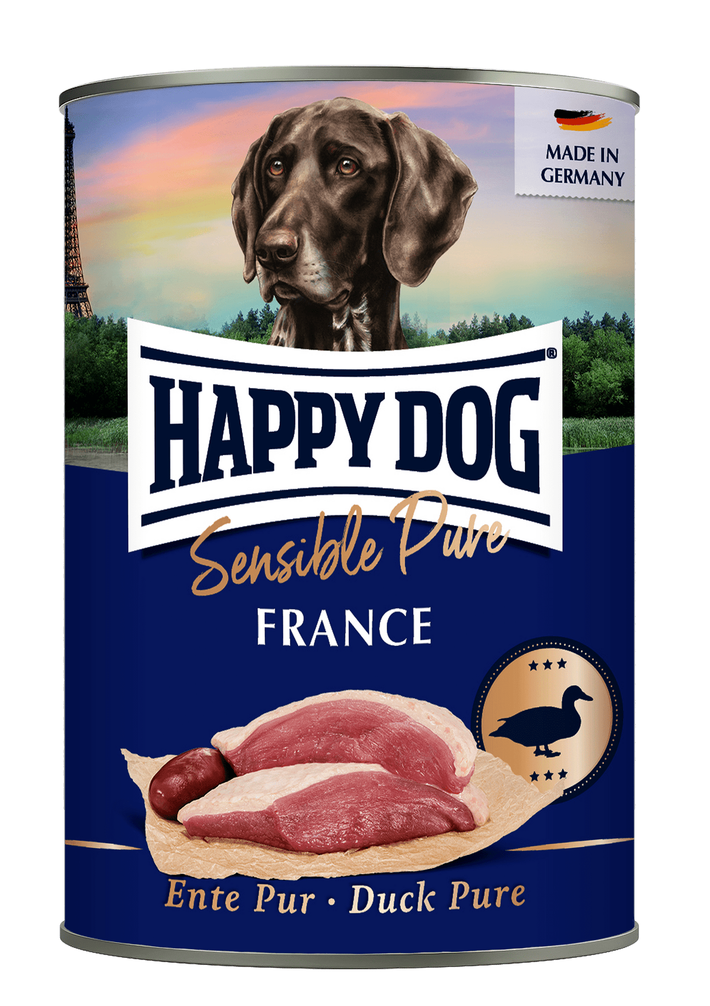 Happy Dog Boksemat Sensible Pure France M/And 400g