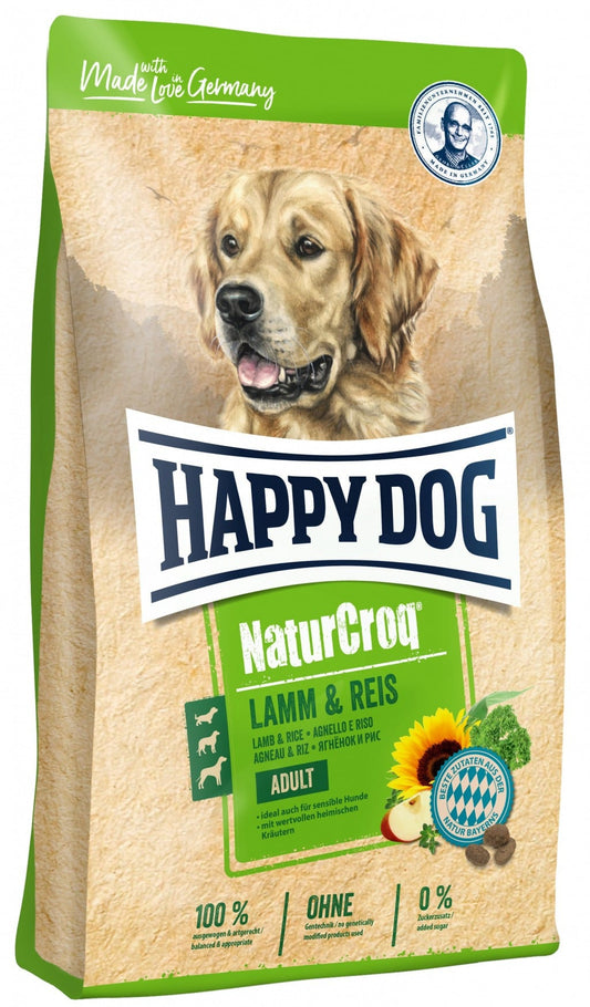 Happy Dog Natur Croq Lam & Ris 15Kg