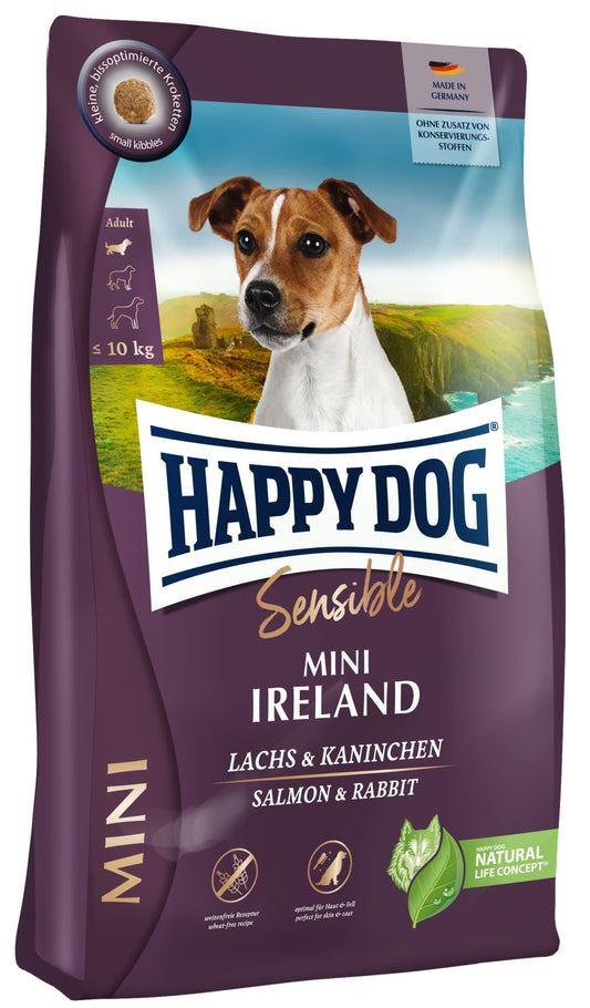 Happy Dog Sensible Mini Ireland 4Kg M/Laks & Kanin