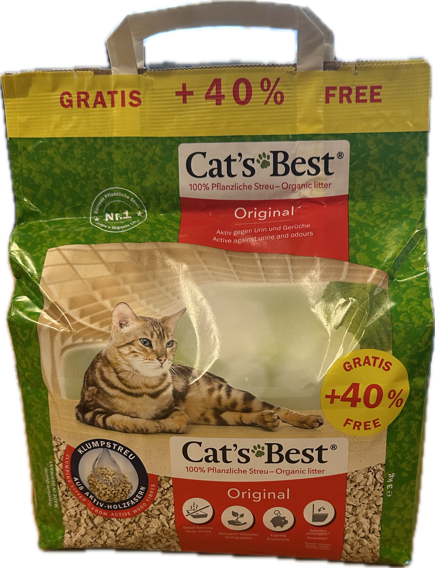 Cat`s Best Original 5l/2,1kg +40% GRATIS!
