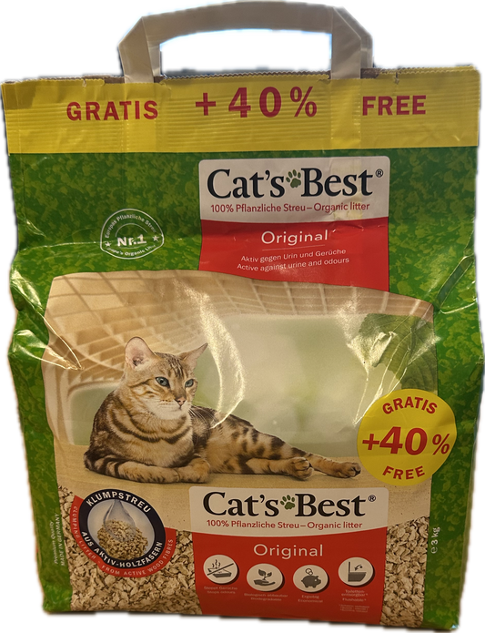 Cat`s Best Original 5l/2,1kg +40% GRATIS!