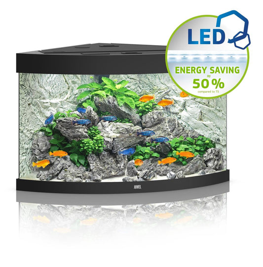 Akv. Juwel Trigon 190 Hjørne Sort LED Lys 190L