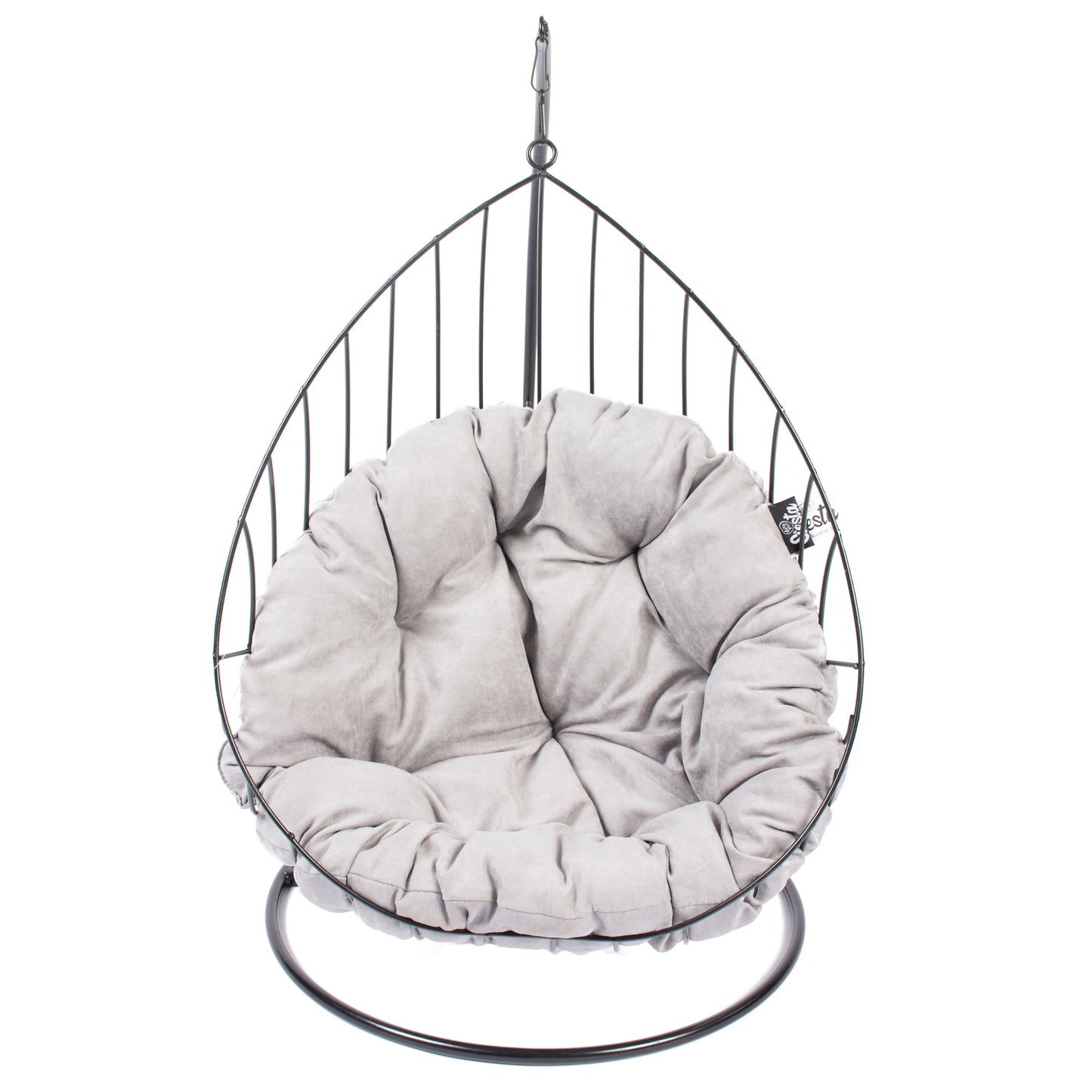 Hunde/Katteseng Caviar 11821 Sort Metall M/Pute Til Oppheng 55x35x98cm