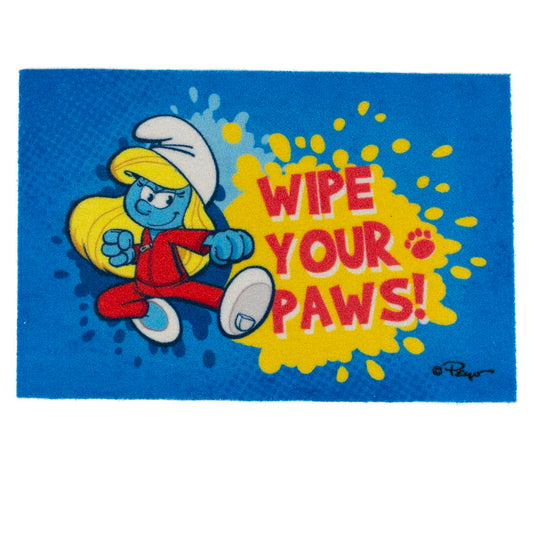 Dørmatte Smurfette Hvit/Blå 60x40cm