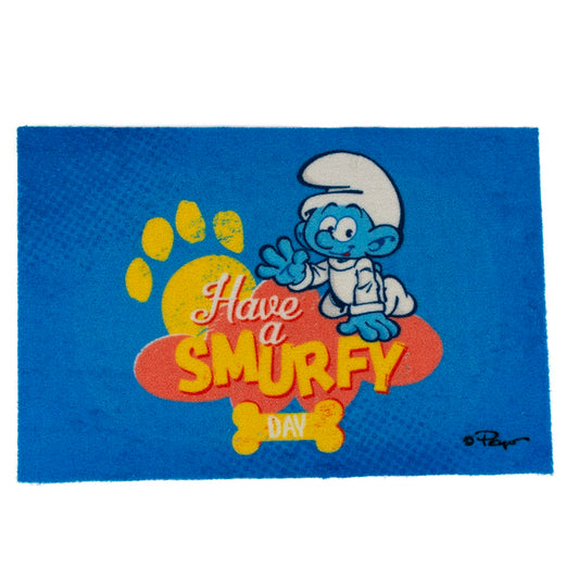 Dørmatte Baby Smurf Hvit/Blå 60x40cm