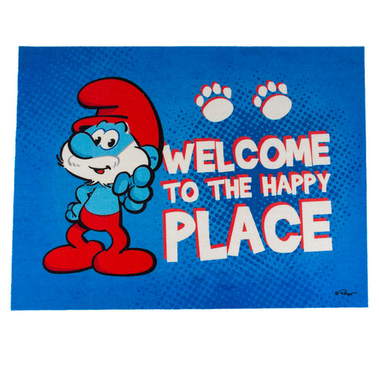Dørmatte Papa Smurf Hvit/Blå 60x40cm