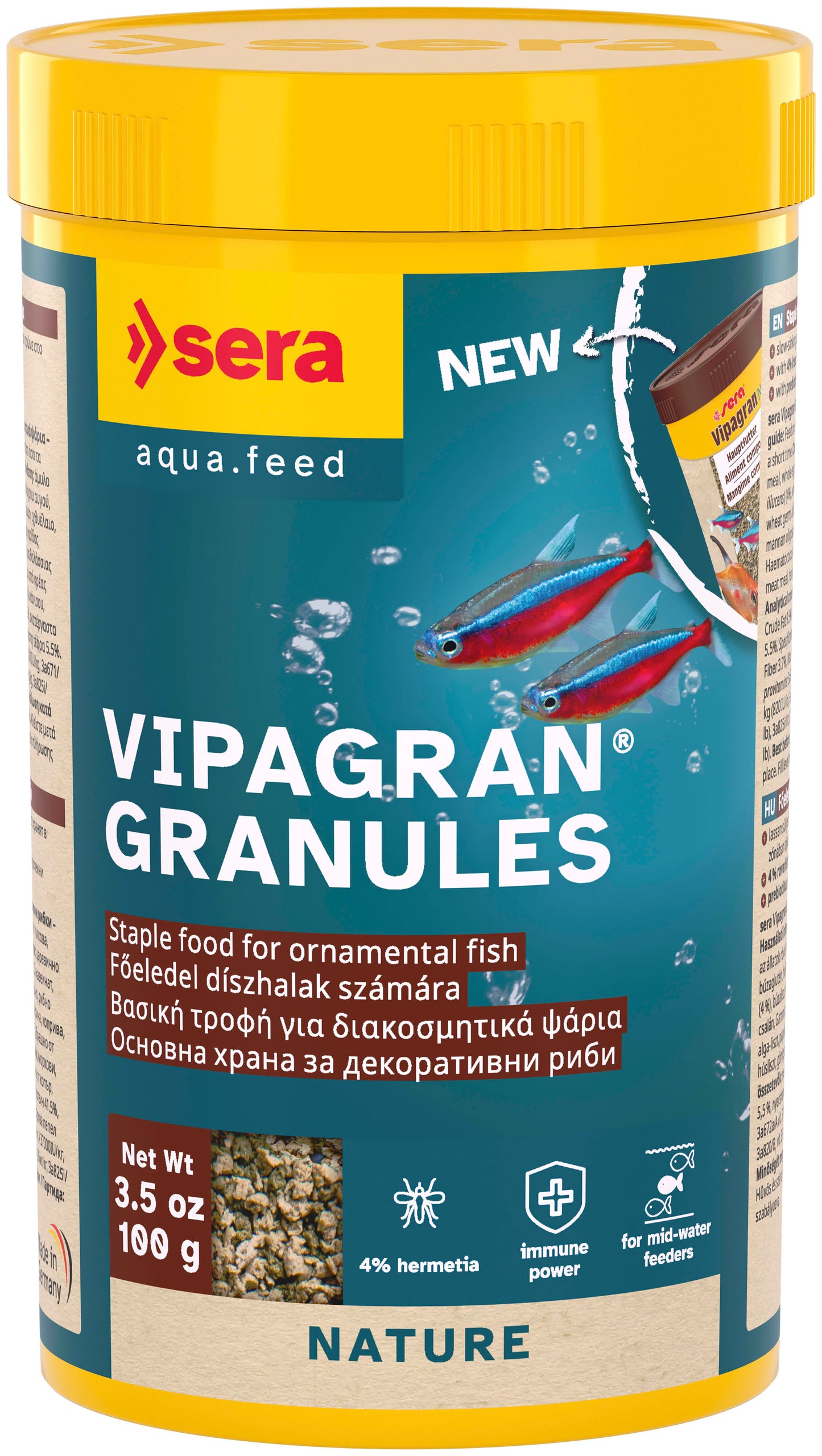 Fiskefor Sera Vipagran Granules 250ml/100g