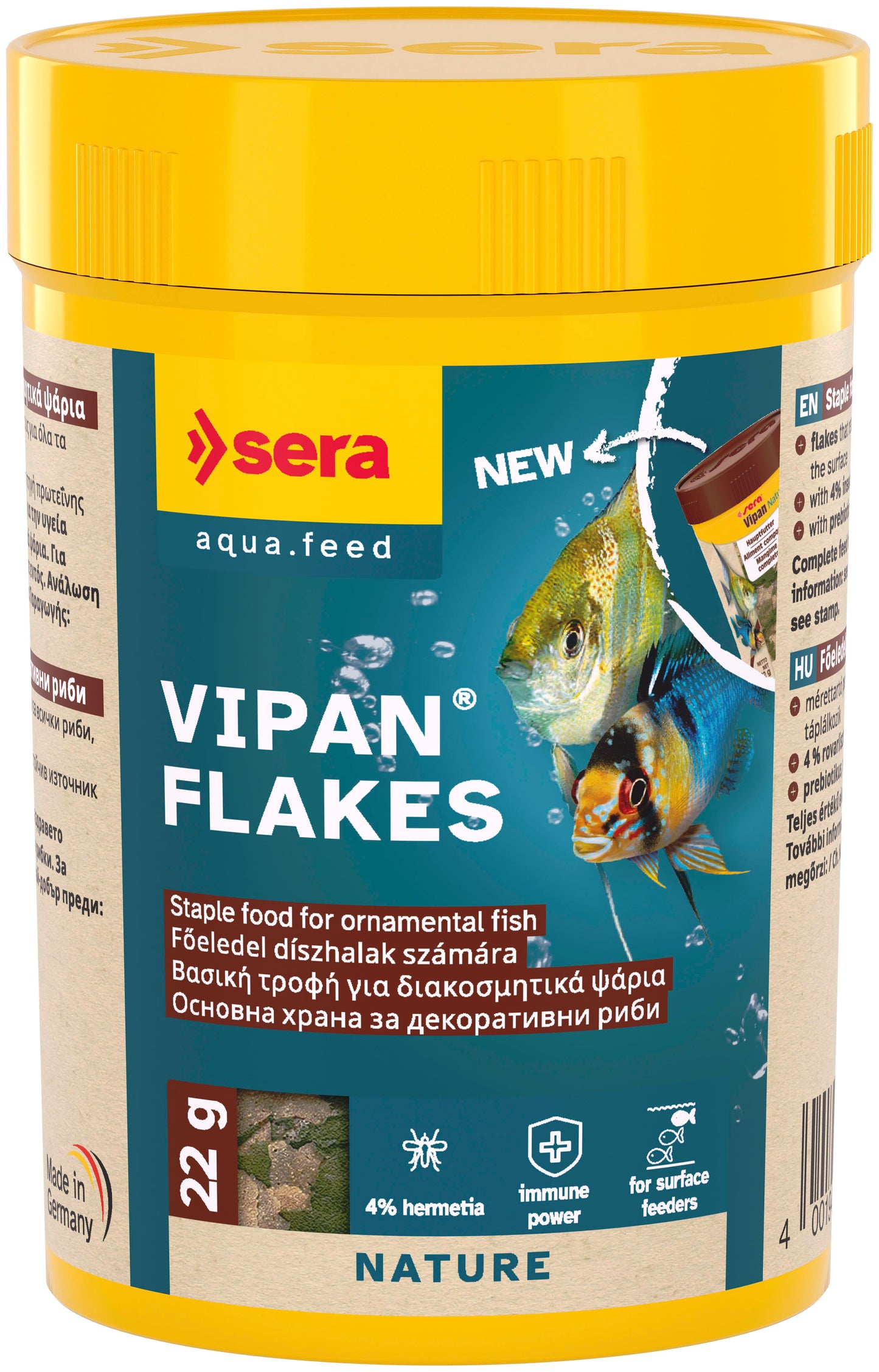 Fiskefor Sera Vipan Flakes 100ml/22g