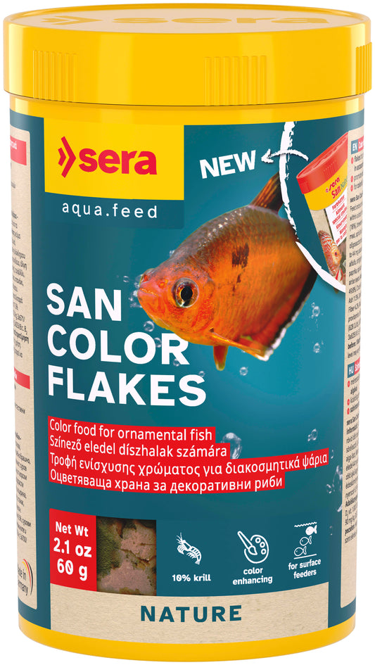 Fiskefor Sera San Color Flakes 250ml/60g
