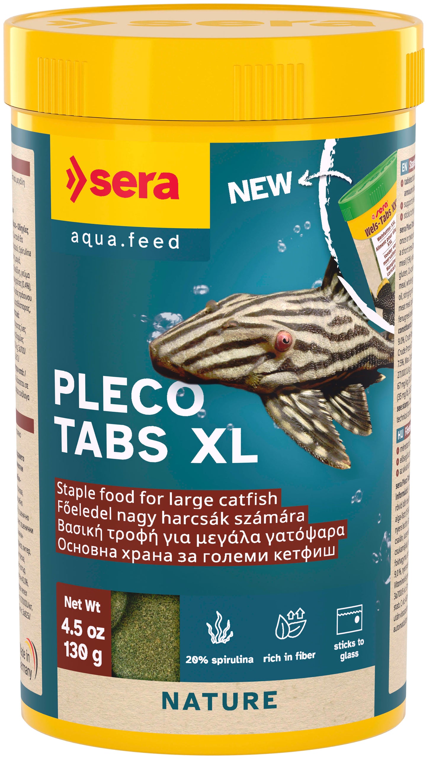 Fiskefor Sera Pleco Tabs XXL 250ml/130g