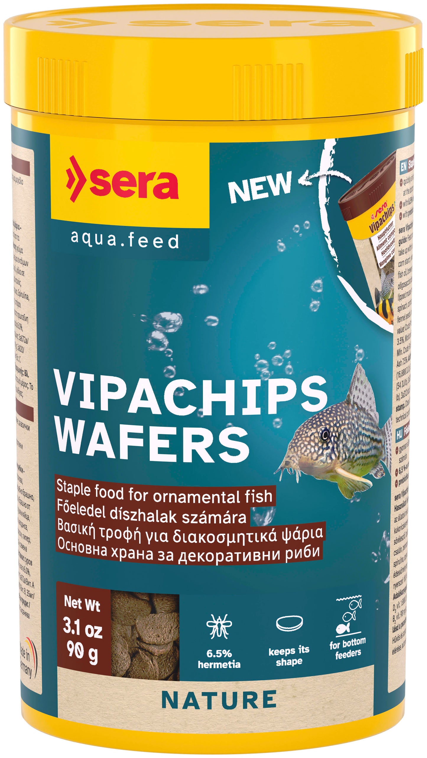 Fiskefor Sera Vipachips Wafers 250ml/90g